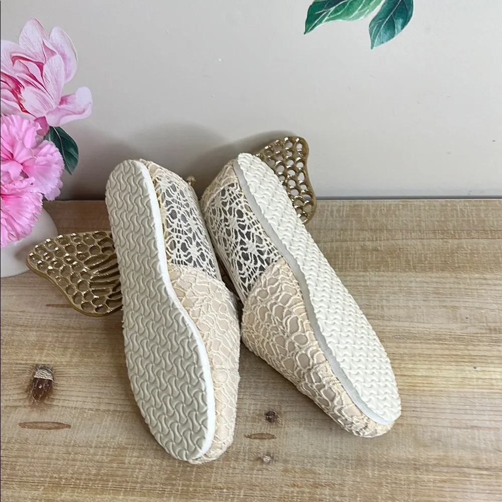 Avanti Cream Lace Espadrilles 1-36